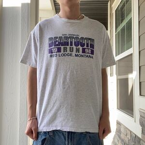 Oneita Men's Grey T-shirt